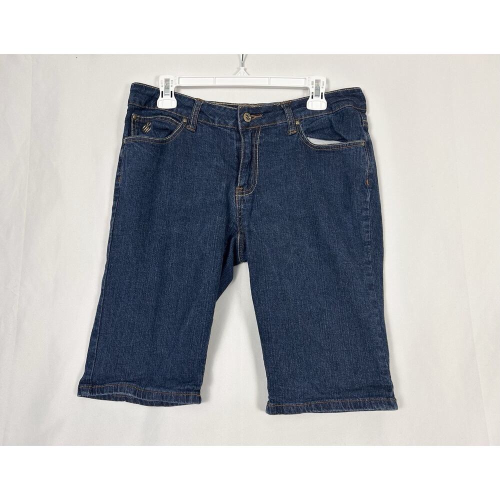 RocaWear Youth Denim Emroidered Jean Shorts Size 13 Measurements Below RARE